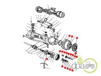 BUTUC+REDUCTOR ROATA FATA Massey Ferguson