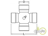 CRUCE CARDAN 32X95.6 Piese universale