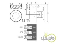 PISTON+SEGMENTI MOTOR Deutz