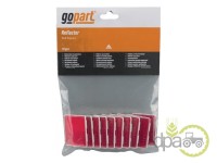 REFLECTOR ROSU PATRAT
